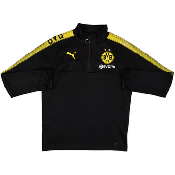 2017-18 Borussia Dortmund Puma Haut d'entraînement 1/4 zip - 5/10 - (S)