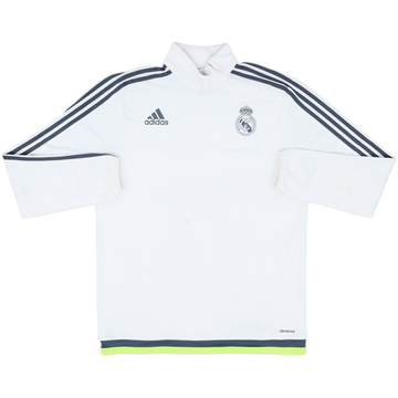 2015-16 Real Madrid adidas Haut d'entraînement 1/4 zip - 5/10 - (M)