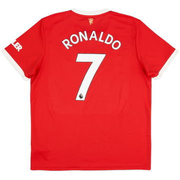 2021-22 Manchester United Maillot domicile Ronaldo #7 - 9/10 - (XL)