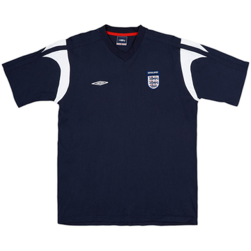 2005-06 England Umbro T-shirt en coton - 8/10 - (L)