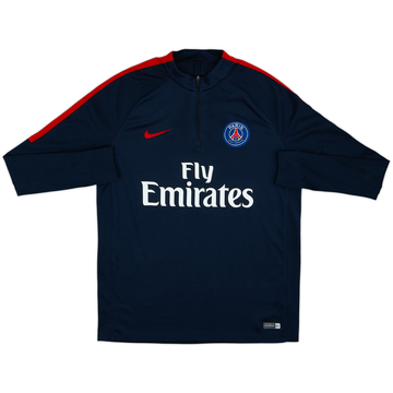 2016-17 Paris Saint-Germain Nike Haut d'entraînement 1/4 de zip - 8/10 - (XL)
