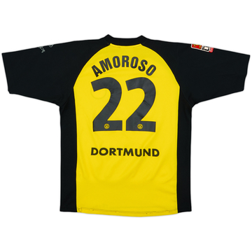 2001-02 Borussia Dortmund Maillot Domicile Amoruso #22 - 7/10 - (XL.Boys)