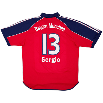 1999-01 Bayern Munich Maillot domicile Sergio #13 - 8/10 - (XL)
