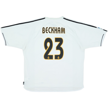 2003-04 Real Madrid Maillot domicile Beckham #23 - 6/10 - (XXL)