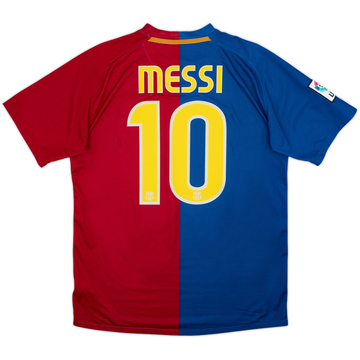 2008-09 Barcelona Maillot Domicile Messi #10 - 6/10 - (M)