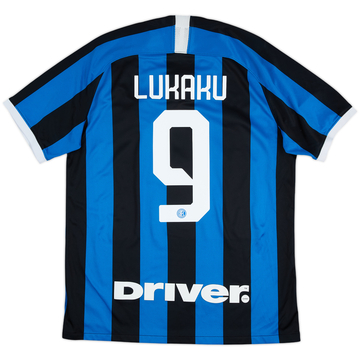 2019-20 Inter Milan Maillot Domicile Lukaku #9 - 8/10 - (L)