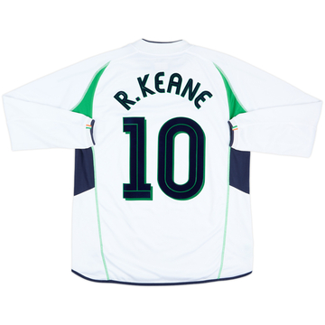 Maillot Extérieur Manches Longues Ireland 2002-03 R.Keane #10 - 6/10 - (L)