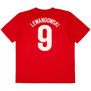 2012-13 Poland Maillot extérieur basique Lewandowski #9 - 6/10 - (L)