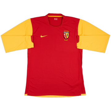 2006-07 Lens Maillot Domicile Centenaire Version Joueur ML - 8/10 - (L)