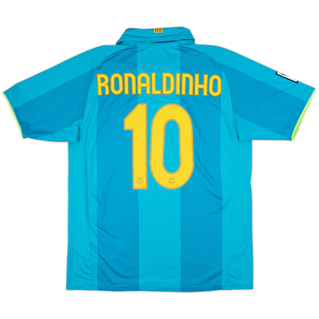 Maillot extérieur Barcelona 2007-09 Ronaldinho #10 - 8/10 - (L)