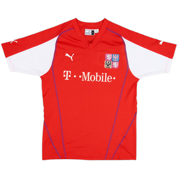 2004-05 Czech Republic Maillot Domicile Basique - 5/10 - (L)