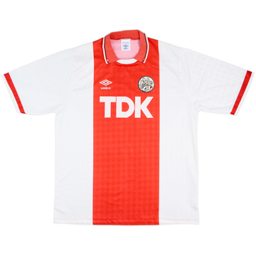 Maillot domicile Ajax 1989-91 - 8/10 - (L)