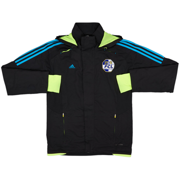 2011-12 Luzern adidas Veste de survêtement à capuche - 8/10 - (S)