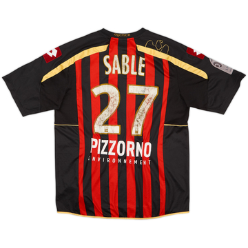 2010-11 OGC Nice Maillot Domicile Sable #27 - 5/10 - (L)