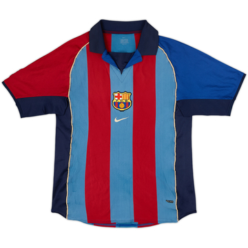 2001-02 Barcelona Maillot Domicile - 5/10 - (M)