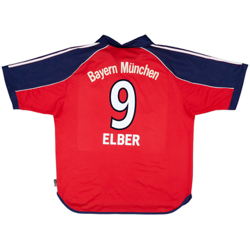 1999-01 Bayern Munich Maillot Domicile Elber #9 - 5/10 - (XL)