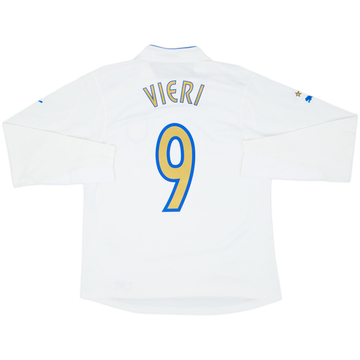 2003-04 Italie Extérieur Maillot manches longues Vieri #9 - 6/10 - (M)