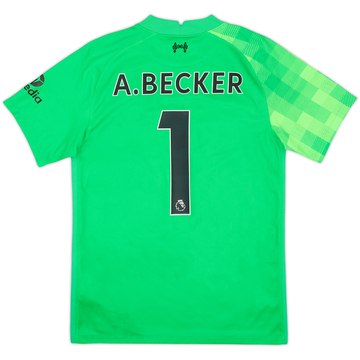 2021-22 Liverpool GK Maillot MC A.Becker #1 - 10/10 - (S)