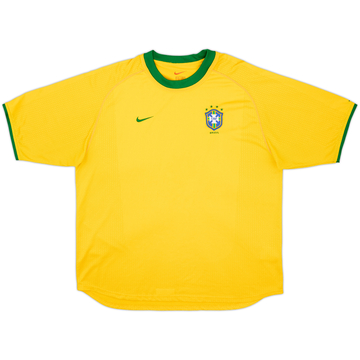 2000-02 Brazil Maillot Domicile - 5/10 - (XL)