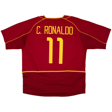 2002-04 Portugal Maillot domicile C.Ronaldo #11 - 9/10 - (XL)