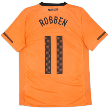 2010-11 Netherlands Maillot Domicile Robben #11 - 6/10 - (S)