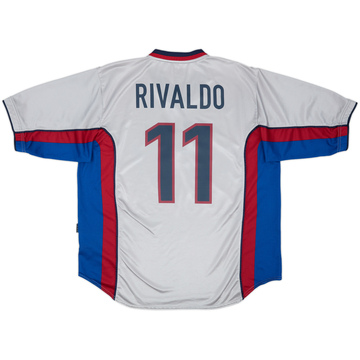1998-00 Barcelona Maillot extérieur Rivaldo #11 - 8/10 - (M)