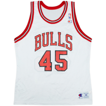 1994-95 Chicago Bulls Jordan #45 Maillot domicile Champion - 7/10 - (XL)