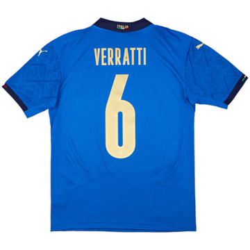 2020-21 Italy Maillot domicile authentique Verratti #6 - 10/10 - (M)