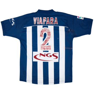 2004-06 Real Sociedad Maillot domicile signé Viafara #2 - 4/10 - (L)
