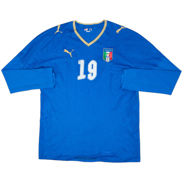 Maillot domicile manches longues Italy version joueur 2007-08 #19 - 7/10 - (XL)