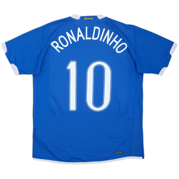 2006-07 Brazil Maillot extérieur Ronaldinho #10 - 6/10 - (L)