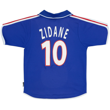 2000-02 France Maillot Domicile Zidane #10 - 8/10 - (XS)