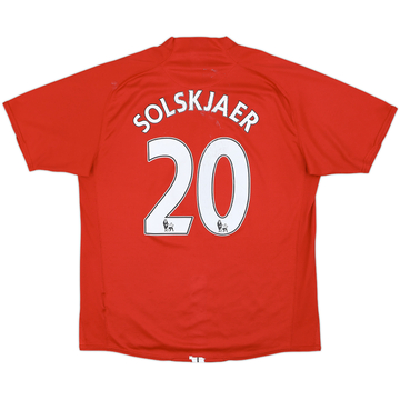 2007-09 Manchester United Maillot domicile Solskjaer #20 - 5/10 - (L)