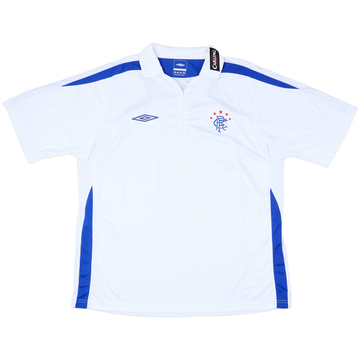 2009-10 Rangers Umbro Polo d'entraînement 1/4 zip - 10/10 - (XL)