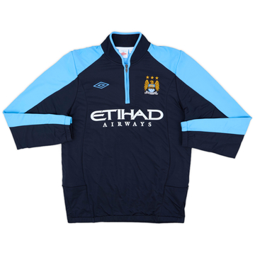 2010-11 Manchester City Umbro Haut d'entraînement 1/4 zip - 8/10 - (L)