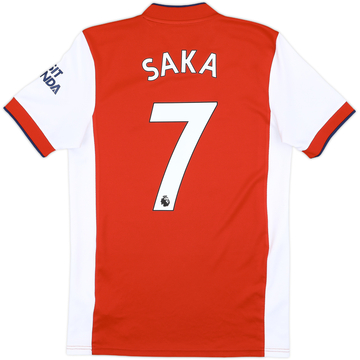 2021-22 Arsenal Maillot Domicile Saka #7 - 9/10 - (S)