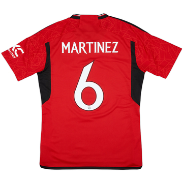 2023-24 Manchester United Maillot domicile Martinez #6 - 10/10 - (M)