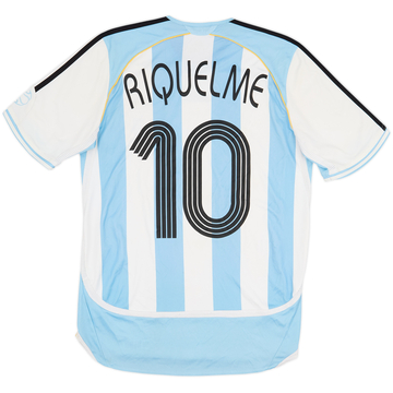 2005-07 Argentina Maillot domicile Riquelme #10 - 6/10 - (S)