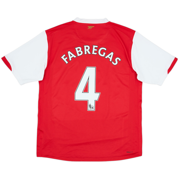 2006-08 Arsenal Maillot Domicile Fabregas #4 - 8/10 - (M)