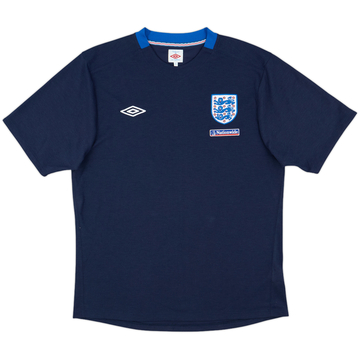 2010-12 England Umbro T-shirt Coton - 9/10 - (XL)