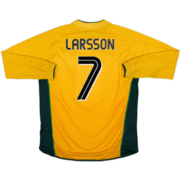 2002-03 Celtic Maillot Extérieur ML Larsson #7 - 5/10 - (XL)