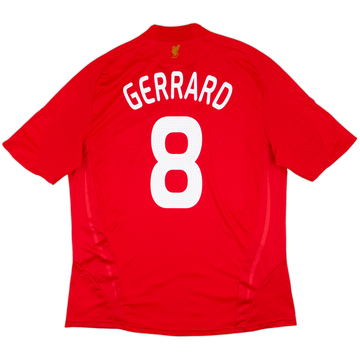 2008-10 Liverpool Maillot Domicile Gerrard #8 - 5/10 - (XL)