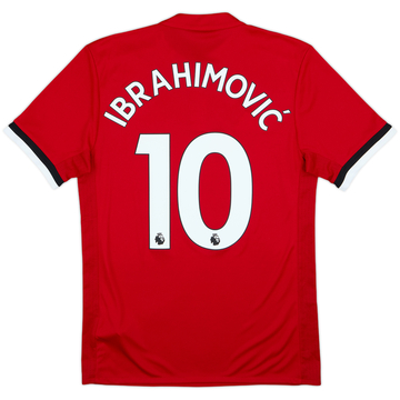 2017-18 Manchester United Maillot Domicile Ibrahimovic #10 (S)