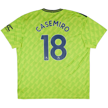 2022-23 Manchester United Maillot Third Casemiro #18 - 8/10 - (XXL)