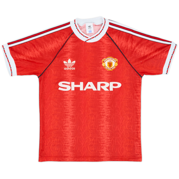 1990-92 Manchester United Maillot domicile - 9/10 - (S)