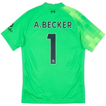 2021-22 Liverpool Maillot GK S/S A.Becker #1 - 8/10 - (S)