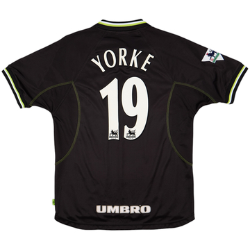 1998-99 Manchester United Maillot Third Yorke #19 - 8/10 - (L)