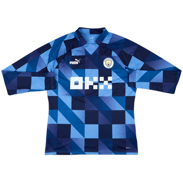 2022-23 Manchester City Puma Haut d'entraînement - 7/10 - (L)