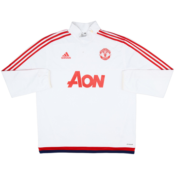 2015-16 Manchester United adidas 1/4 Zip Haut d'entraînement - 6/10 - (XL)