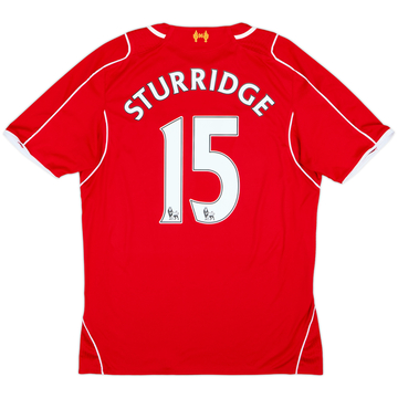 2014-15 Liverpool Maillot Domicile Sturridge #15